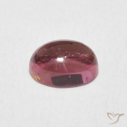Tormalina Rosa gomma da masticare naturale da 0.82 ct, Ovale, Trasparente