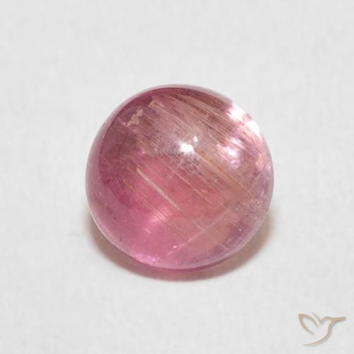 1.49ct Naturale Tono rosa caldo Tormalina, Rotondo, Trasparente