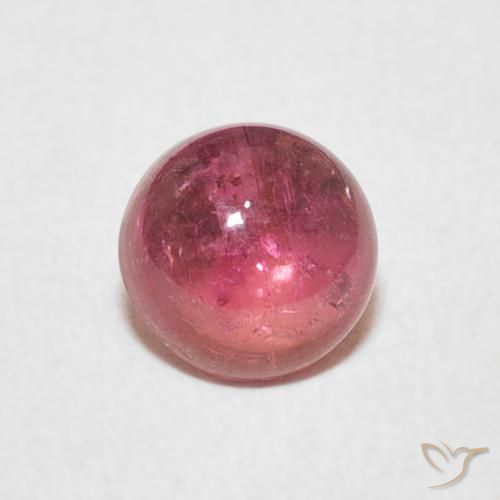 1.18ct Naturale Cremisi Profondo Tormalina, Rotondo, Trasparente
