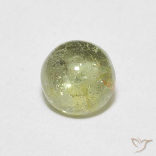 Tormalina Terra Verde naturale da 0.97 ct, Rotondo, Trasparente