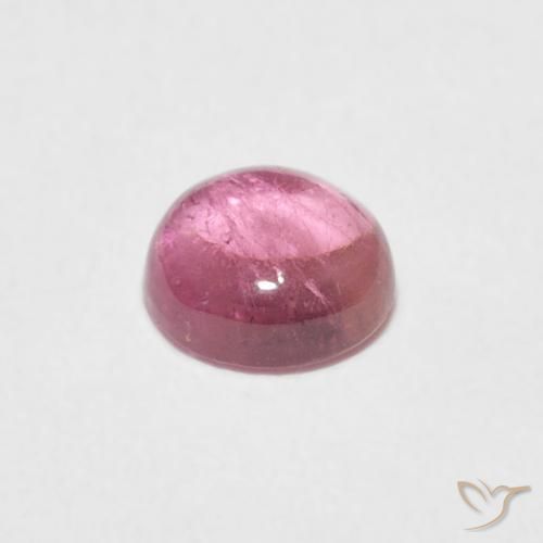 Tormalina Medium Light-Pink naturale da 0.73 ct, Rotondo, Trasparente