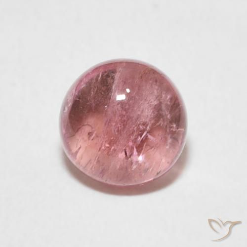 1.23ct Naturale Rosa chiaro Tormalina, Rotondo, Trasparente