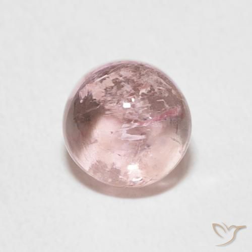 1.20ct Naturale Rosa medio Tormalina, Rotondo, Trasparente