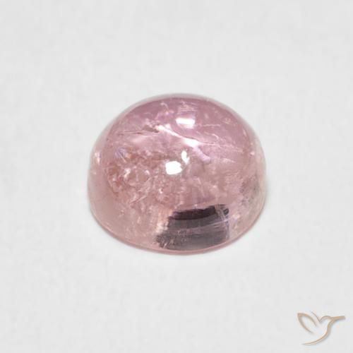 Tormalina Rosa medio naturale da 1.20 ct, Rotondo, Trasparente