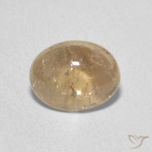 1.96ct Naturale Oro Tormalina, Ovale, Trasparente