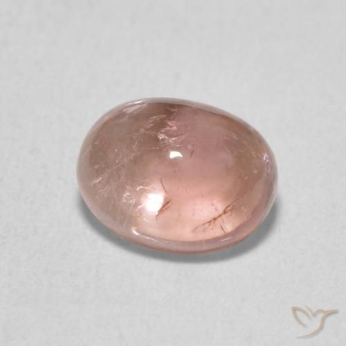 Tormalina rosa fenicottero naturale da 1.65 ct, Ovale, Trasparente