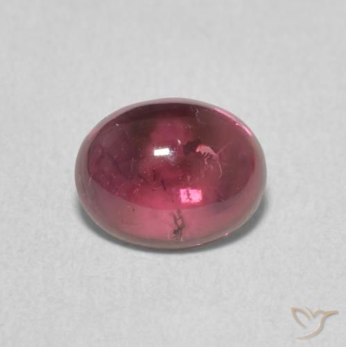 1.10ct Naturale Magenta intenso Tormalina, Ovale, Trasparente