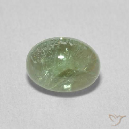 1.29ct Naturale Verde chiaro Tormalina, Ovale, Trasparente