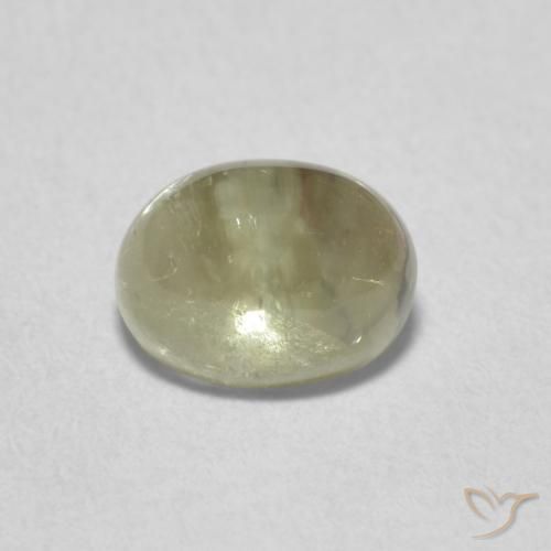1.36ct Naturale Verde medio Tormalina, Ovale, Trasparente