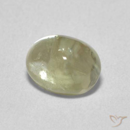 Tormalina Verde medio naturale da 1.36 ct, Ovale, Trasparente
