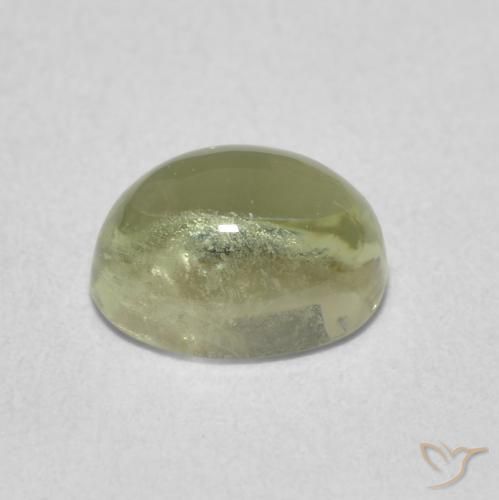 Tormalina Verde medio naturale da 1.36 ct, Ovale, Trasparente