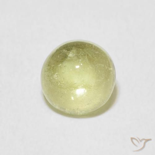 1.06ct Naturale Verde chiaro Tormalina, Rotondo, Trasparente