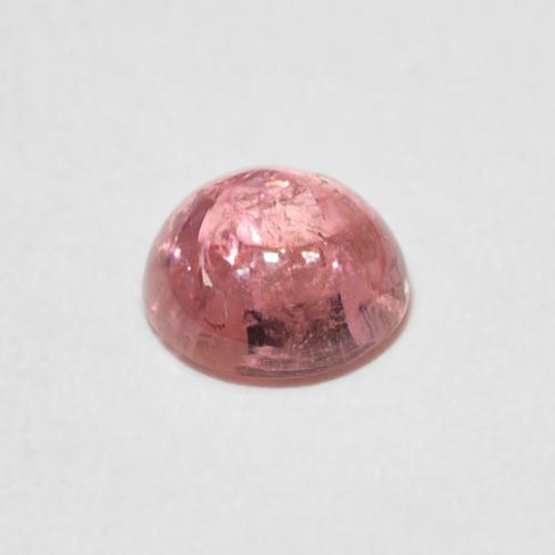 Tormalina Rosa medio naturale da 0.94 ct, Rotondo, Trasparente