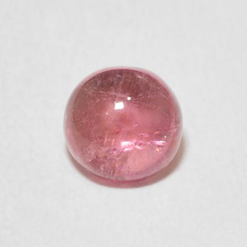 Tormalina Rosa chiaro naturale da 0.91 ct, Rotondo, Trasparente
