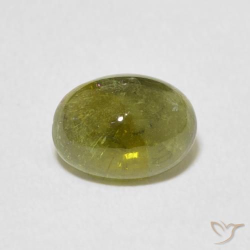 1.29ct Naturale Verde medio Tormalina, Ovale, Trasparente
