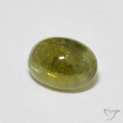 Tormalina Verde medio naturale da 1.29 ct, Ovale, Trasparente