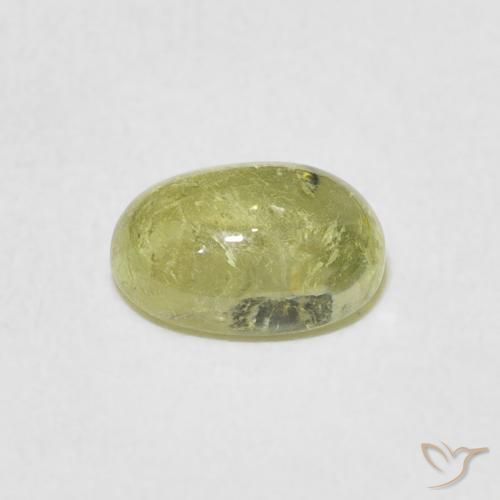 Tormalina Giallo chiaro naturale da 1.36 ct, Ovale, Trasparente