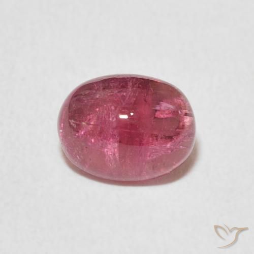 1.29ct Naturale Cremisi Profondo Tormalina, Ovale, Trasparente