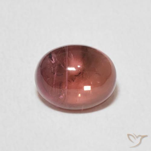 1.38ct Naturale Rosa medio Tormalina, Ovale, Trasparente