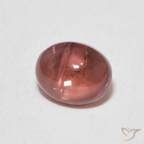 Tormalina Rosa medio naturale da 1.38 ct, Ovale, Trasparente