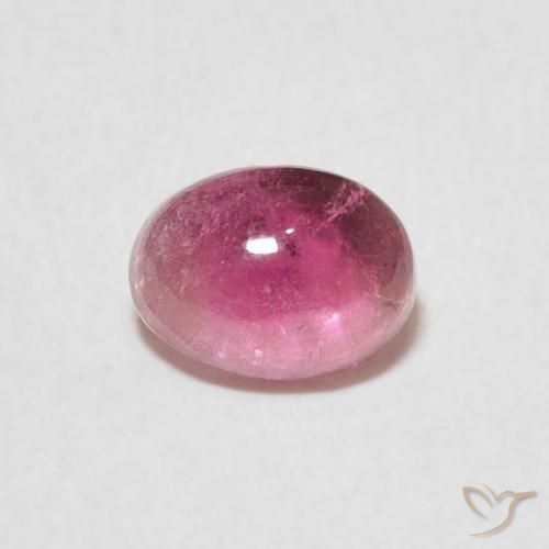 0.95ct Naturale Rosa violetto Tormalina, Ovale, Trasparente