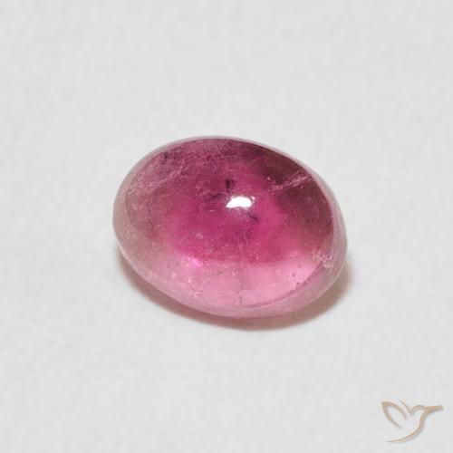 Tormalina Rosa violetto naturale da 0.95 ct, Ovale, Trasparente