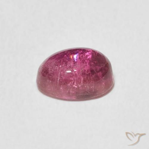 Tormalina Rosa violetto naturale da 0.95 ct, Ovale, Trasparente