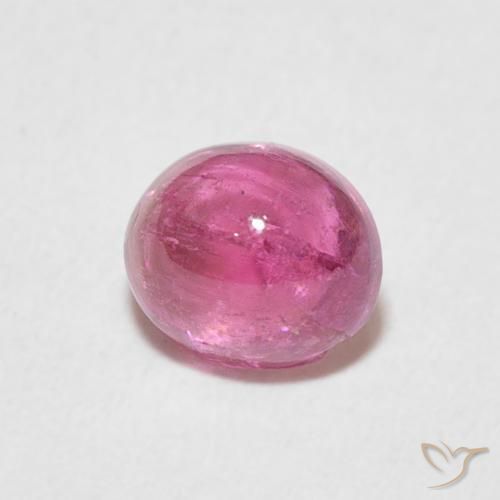 Tormalina Rosa gomma da masticare naturale da 0.93 ct, Ovale, Trasparente