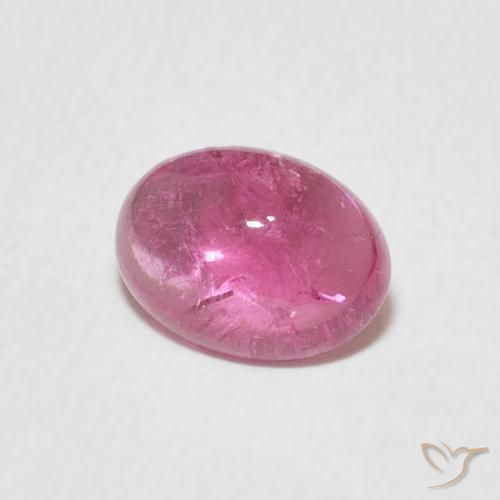 Tormalina Viola medio naturale da 1.17 ct, Ovale, Trasparente