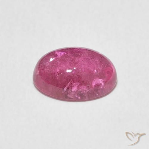Tormalina Viola medio naturale da 1.17 ct, Ovale, Trasparente