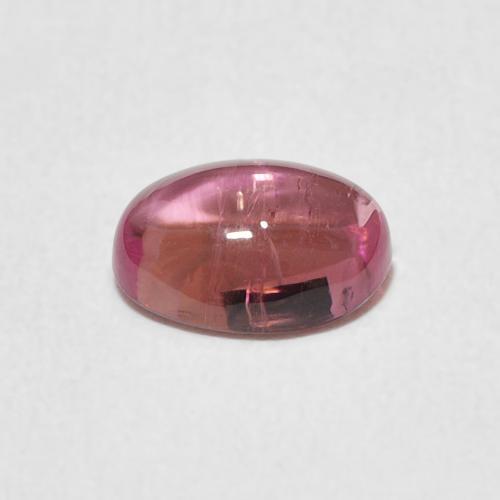 Tormalina Rosa arancio naturale da 1.13 ct, Ovale, Trasparente