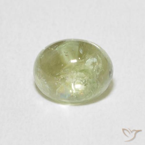 1.23ct Naturale Verde chiaro Tormalina, Ovale, Trasparente