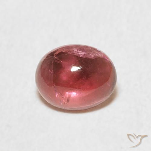 0.92ct Naturale Rosa medio Tormalina, Ovale, Trasparente