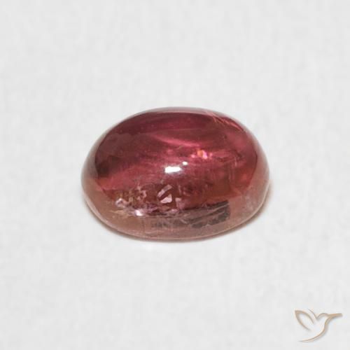 Tormalina Rosa medio naturale da 0.92 ct, Ovale, Trasparente