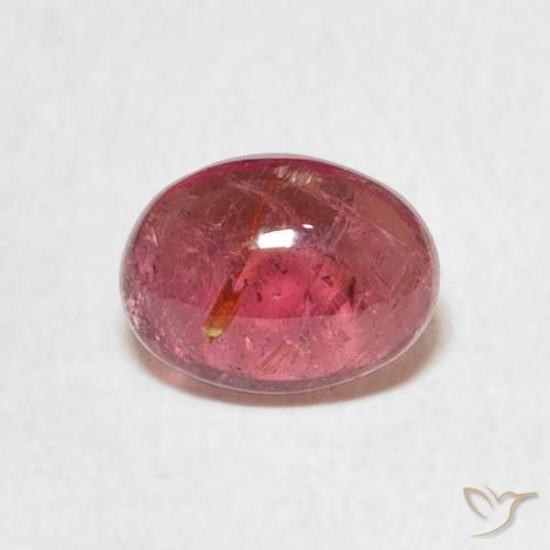 1.35ct Naturale Rosa arancione Tormalina, Ovale, Trasparente