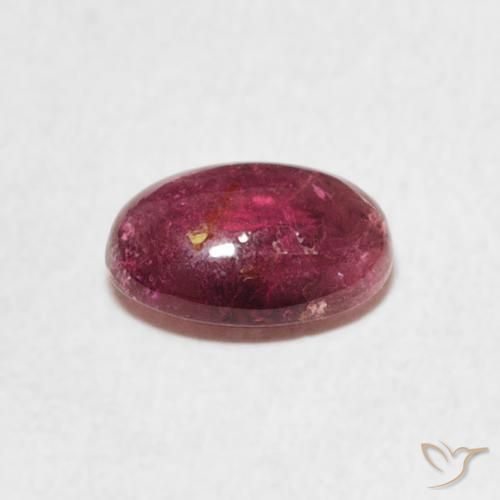 Tormalina Rosa arancione naturale da 1.35 ct, Ovale, Trasparente