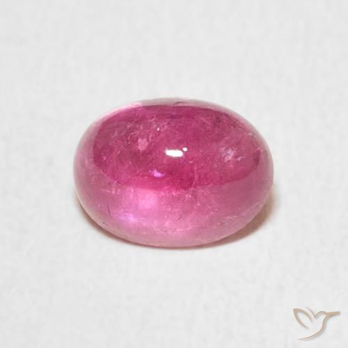 1.53ct Naturale Magenta intenso Tormalina, Ovale, Trasparente