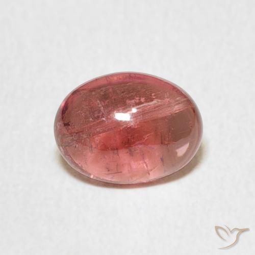 1.28ct Naturale Rosa arancione Tormalina, Ovale, Trasparente