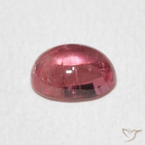 Tormalina Rosa chiaro naturale da 0.85 ct, Ovale, Trasparente