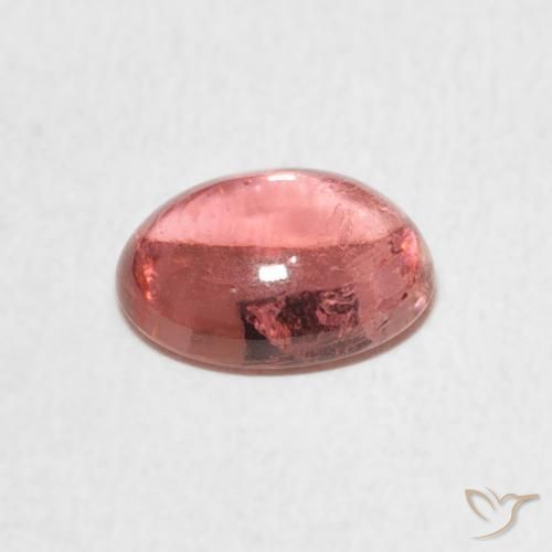Tormalina Rosa medio naturale da 1.71 ct, Ovale, Trasparente
