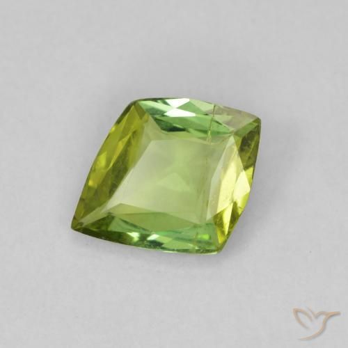 Tormalina Verde acceso naturale da 1.11 ct, Taglio a fantasia, VVS-VS