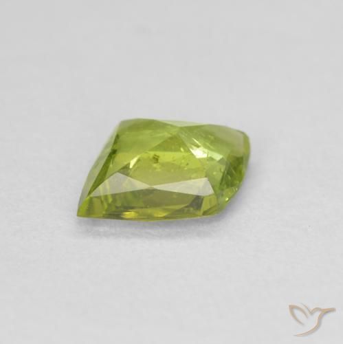 Tormalina Verde acceso naturale da 1.11 ct, Taglio a fantasia, VVS-VS