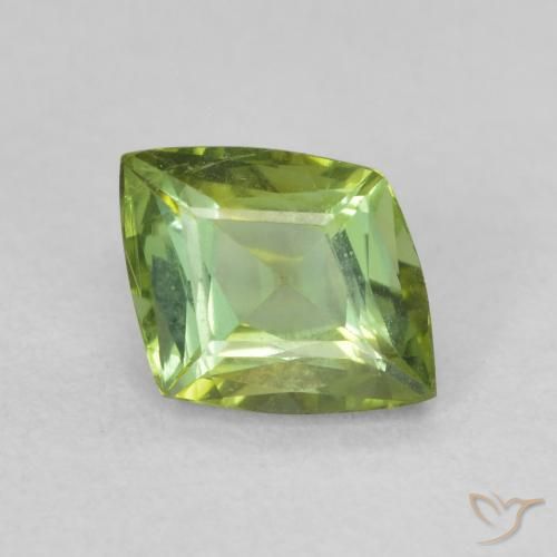 0.87ct Naturale Verde foresta chiaro Tormalina, Taglio a fantasia, VVS-VS