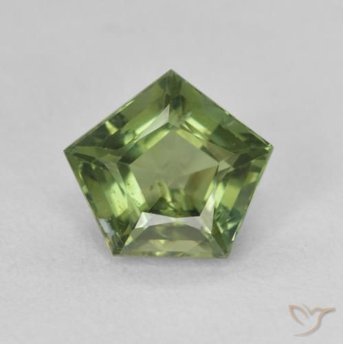 2.03ct Naturale Verde medio Tormalina, Taglio a fantasia, VVS