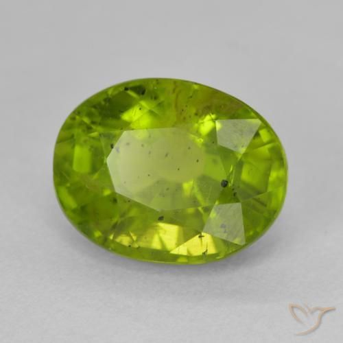 Tormalina Verde acceso naturale da 6.78 ct, Ovale, VS