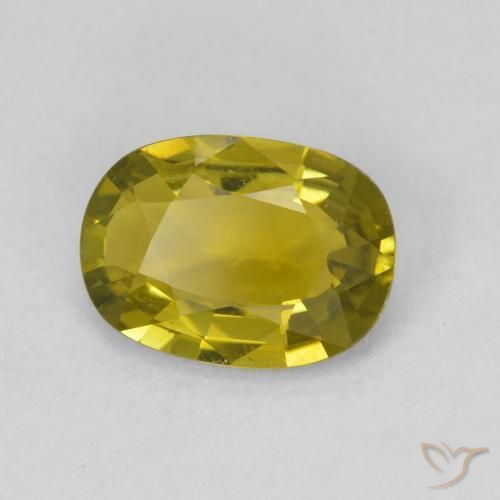Tormalina Verde giallastro naturale da 1.80 ct, Cuscino, VVS-VS