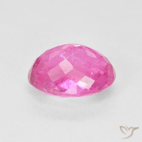 Tormalina Rosa hot naturale da 3.20 ct, Ovale, VS