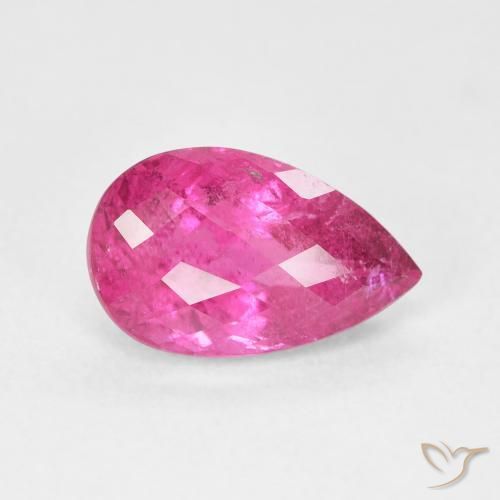 Tormalina Rosa hot naturale da 2.69 ct, Forma a pera, VS