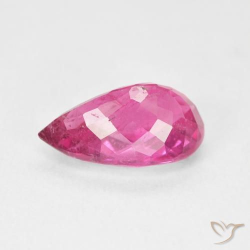 Tormalina Rosa hot naturale da 2.69 ct, Forma a pera, VS