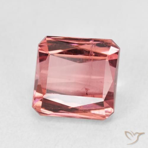 Tormalina Rosa scuro naturale da 2.78 ct, Ottagonale / Taglio smeraldo, SI